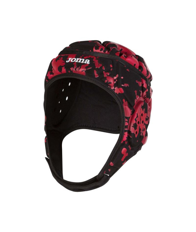 Capacete Joma Unissex proteção Preto Vermelho