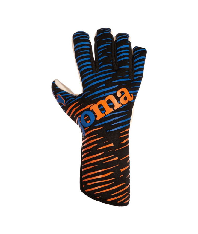 Football Joma Unisexe Gants de gardien de but Gk Panther Bleu Orange Noir