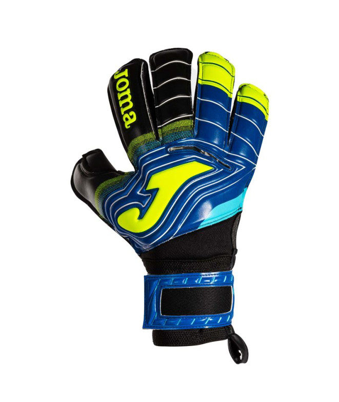 Football Joma Unisexe Gants de Brave Goalkeeper Noir Bleu