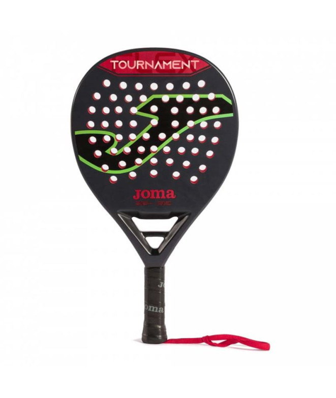 Pala de Pádel Joma Tournament Unisex Negro Rojo