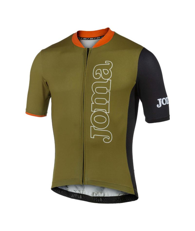 Joma Unisexe Maillot de cyclisme Smo Crono Khaki Noir