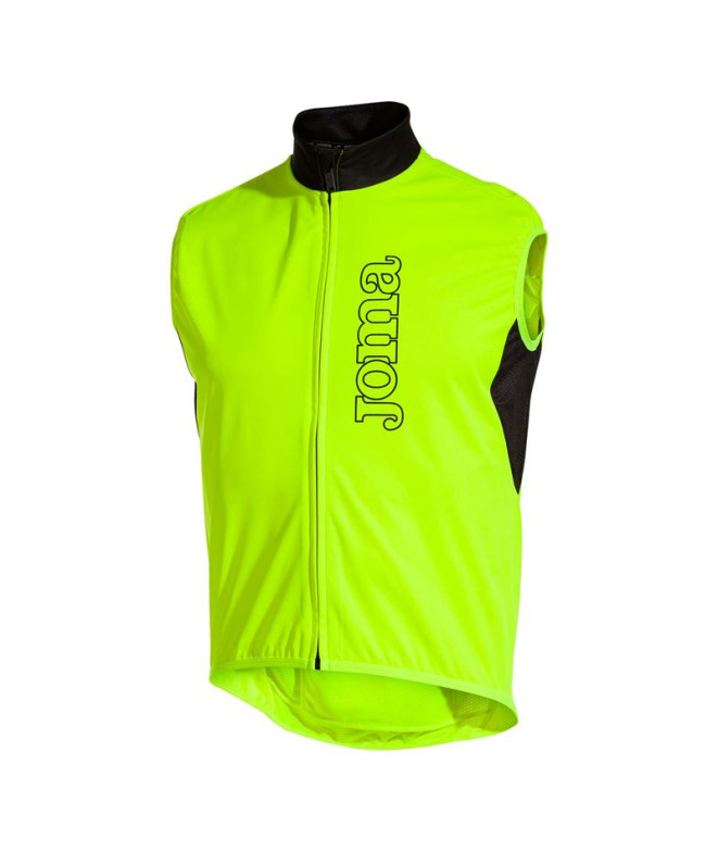 Chaleco de Running Joma Crono Unisex Amarillo Flúor Negro