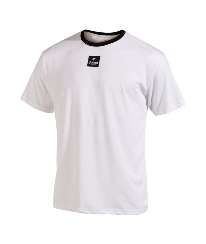 Camiseta Joma Manga Corta California Hombre Blanco