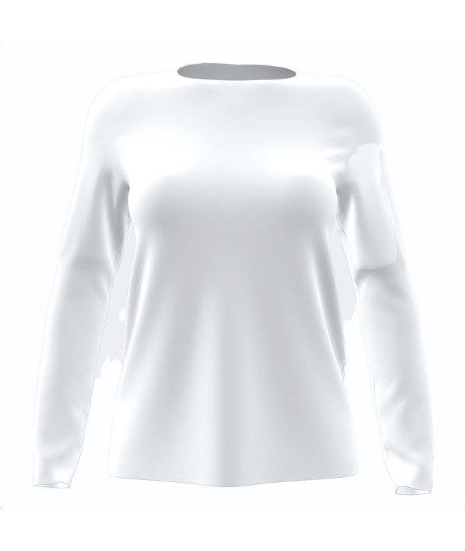 Camiseta Joma Manga Larga Daphne Mujer Blanco