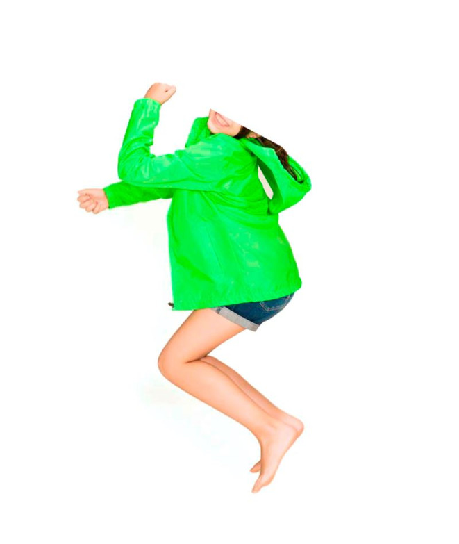 Chubasquero Joma Galia Mujer/Niña Verde