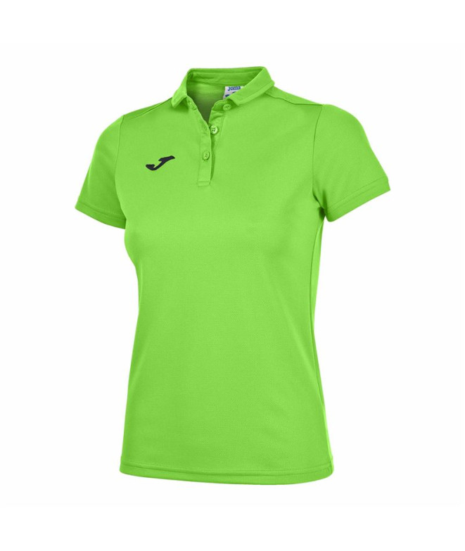 Polo Joma Femme Hobby Vert fluo M/C