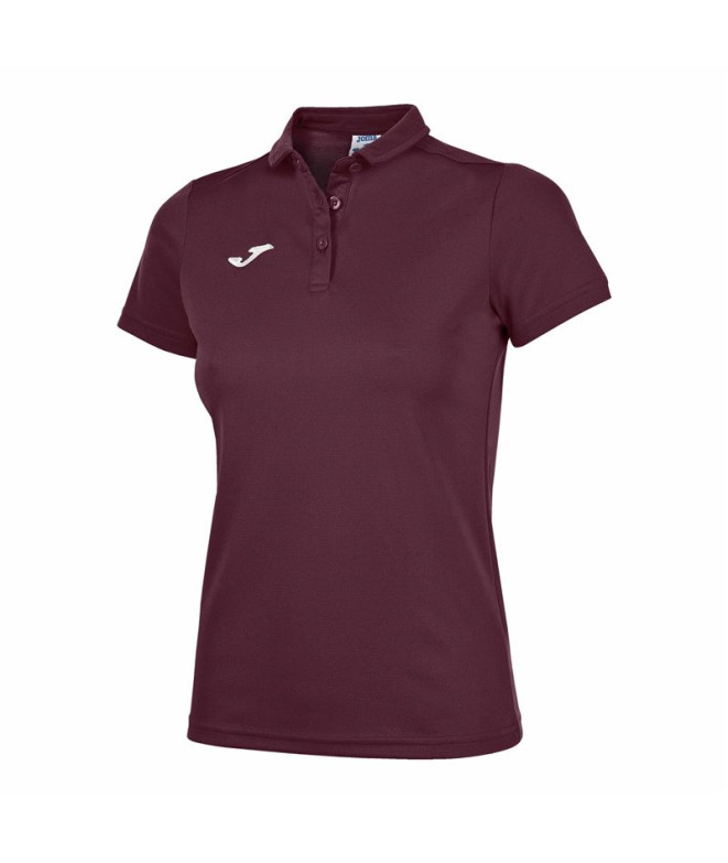 Polo Joma Femme Hobby Bordeaux M/C