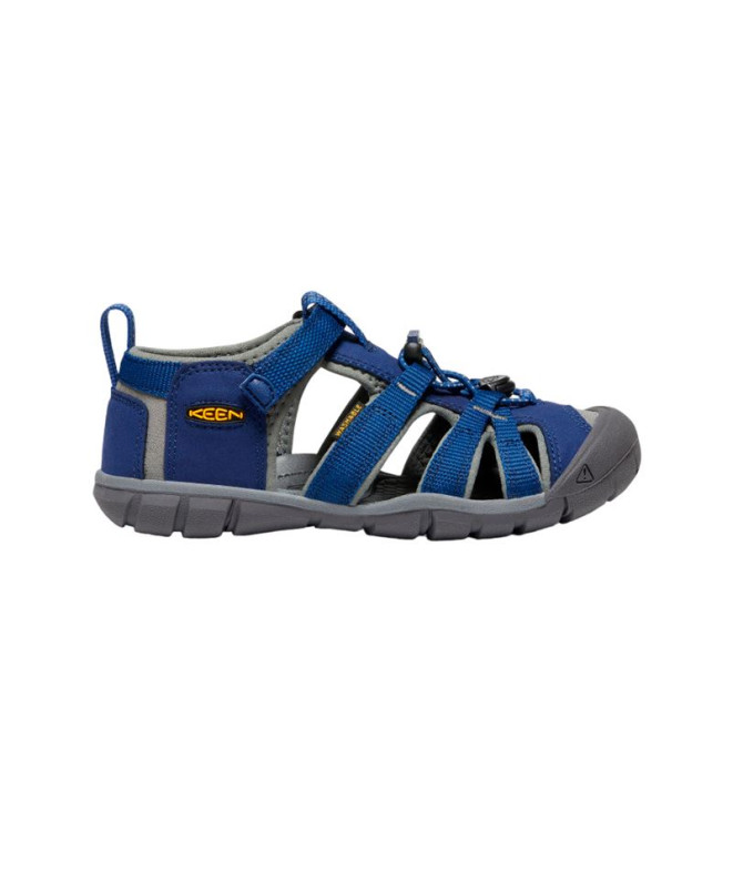 Sandálias Keen Seacamp II Cnx Blue Depths/Gargoyle Infantil