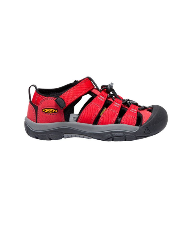 Sandales Montagne de Keen Newport H2 Ribbon Red/Gargoyle Enfant