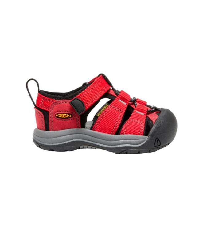 Sandálias Montanha de Keen Newport H2 Ribbon Red/Gargoyle Bebês