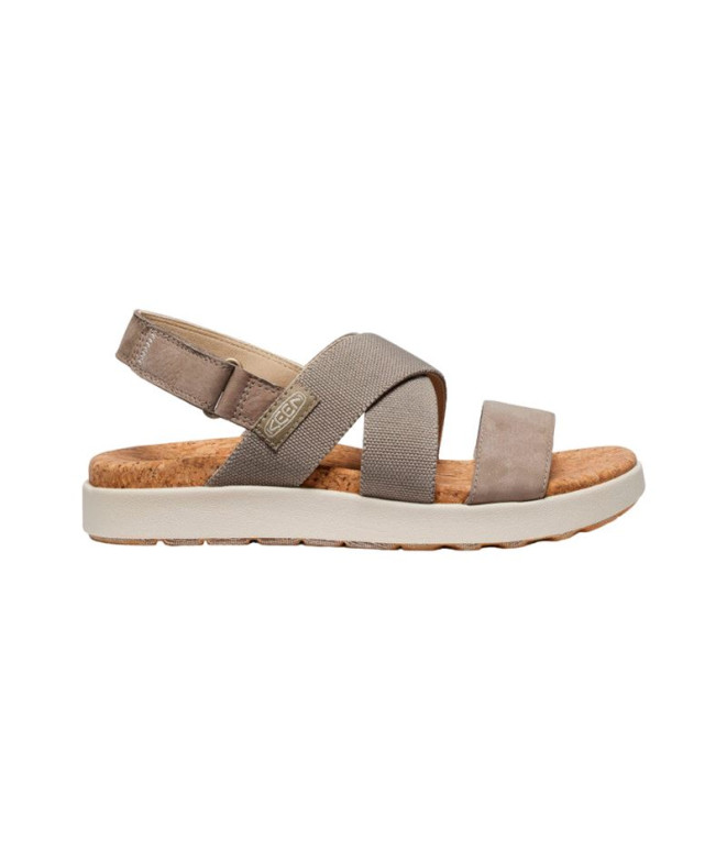 Sandalias Keen Elle Criss Cros Brindle/Birch Mujer