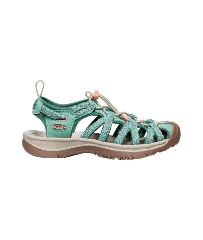 Chaussures Keen Whisper Granite Green/Peach Parfait Femme