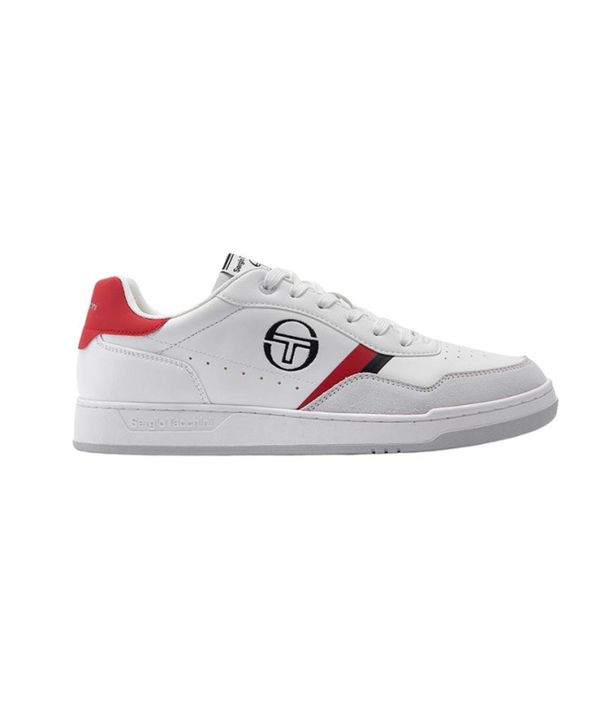 Chaussures Sergio Tacchini Roma Blanc Rouge Homme