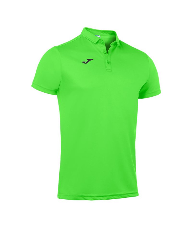 Polo Manga Corta Joma Hobby Hombre Verde Flúor