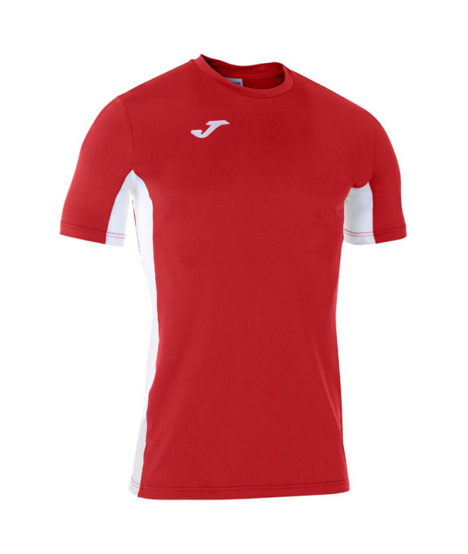 Camiseta Joma Cosenza Hombre Rojo-Blanco