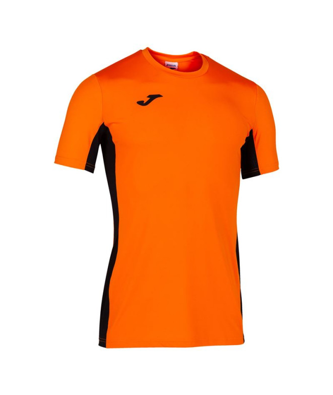 Camiseta Joma Cosenza Hombre Naranja-Negro