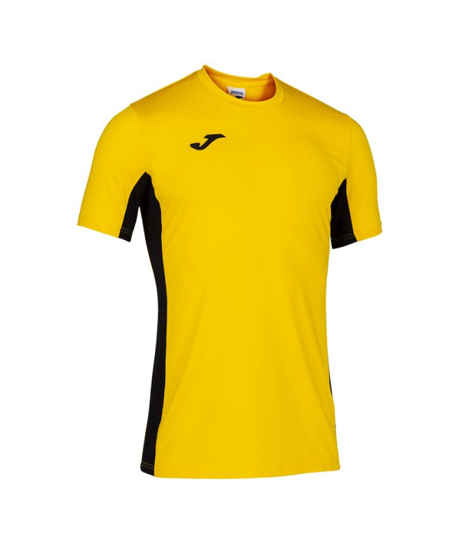 Camiseta Joma Cosenza Hombre Amarillo-Negro