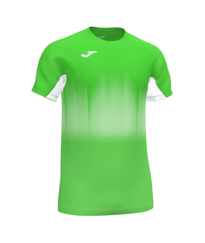 Camiseta de Fútbol Joma Elite VII Hombre / Niño Verde Fluor-Blanco Hombre