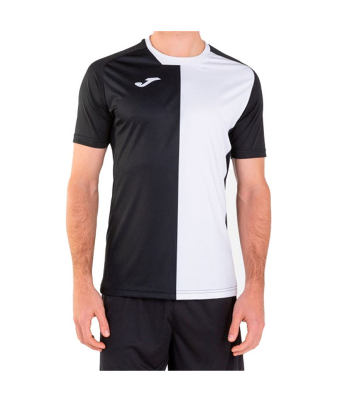 Camiseta Joma City Hombre / Niño Negro-Blanco