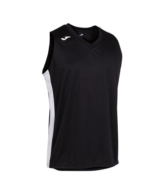 Camiseta Joma Homem Menino Court III / Preto e branco