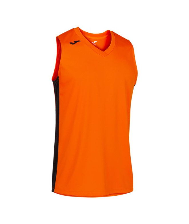 Camiseta Joma Homem Menino Court III / Laranja-Preto