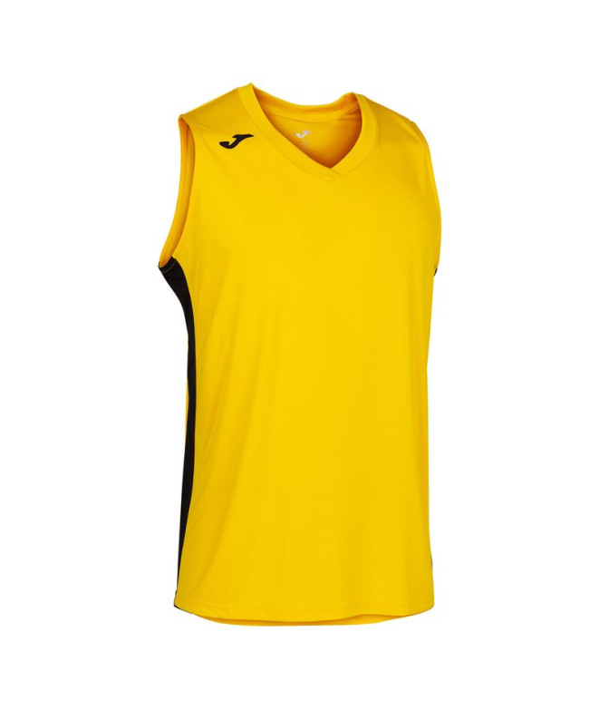 Camiseta Joma Homem Menino Court III / Amarelo-preto