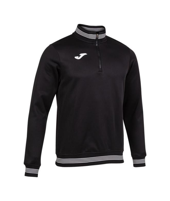 Moletom Joma Homem Menino 1/2 Zip Campus III / Preto