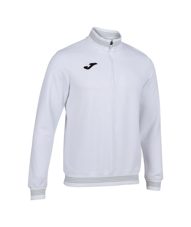 Moletom Joma Homem Menino 1/2 Zip Campus III / Branco