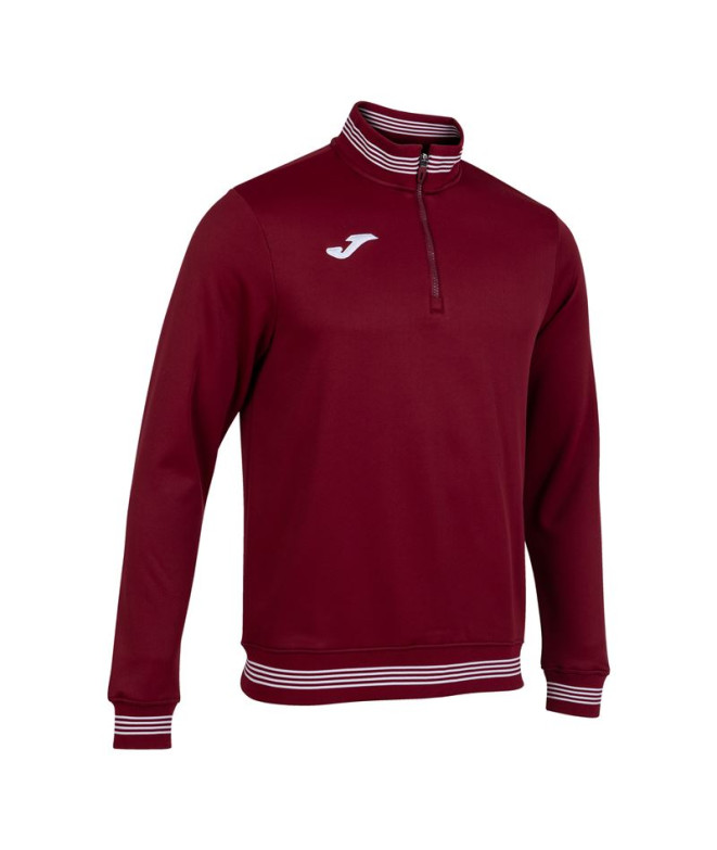 Moletom Joma Homem Menino 1/2 Zip Campus III / Bordeaux