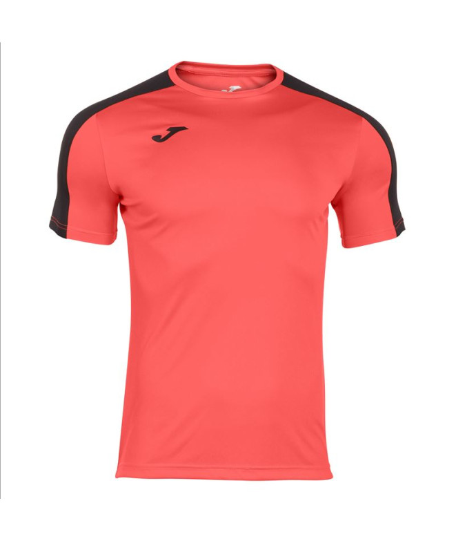 Camiseta Joma Academy Hombre / Niño Coral Fluor Negro