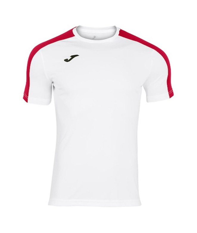 Camiseta de Fútbol Joma Academy III Manga Corta Hombre/Niño Blanco Rojo