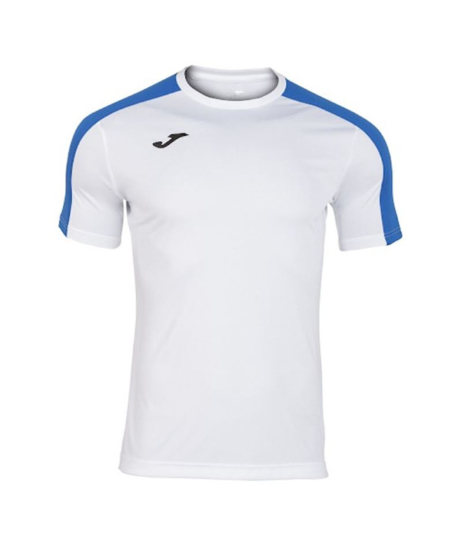 Camiseta Futebol Joma HomemMenino da Academy III Manga curta / Branco real