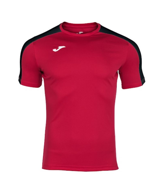 Camiseta de Fútbol Joma Academy III Manga Corta Hombre/Niño Rojo Negro