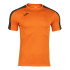 Camiseta Futebol Joma HomemMenino da Academy III Manga curta / Preto Laranja
