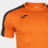 Camiseta Futebol Joma HomemMenino da Academy III Manga curta / Preto Laranja