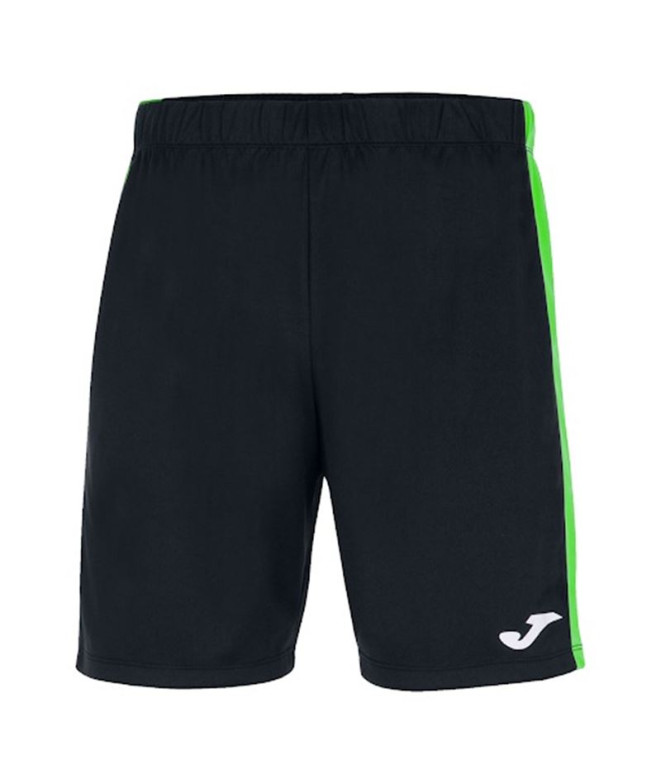 Football Joma HommeEnfant Short from Maxi / Noir Fluor Vert