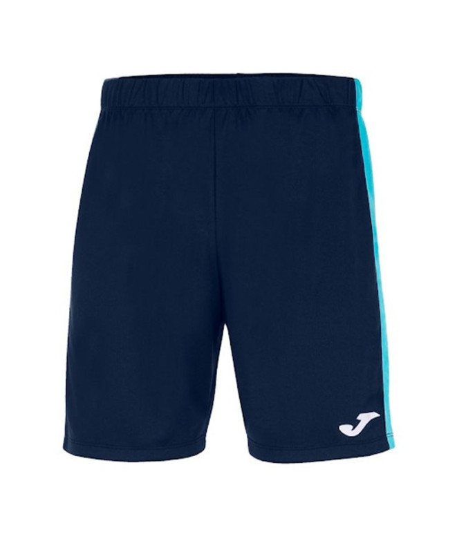 Football Joma HommeEnfant Short from Maxi / Navy Turquoise Fluor Turquoise