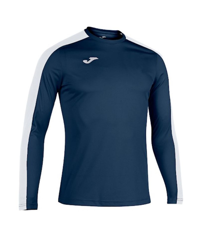 T-shirt Football Joma HommeEnfant de Academy III Long Sleeve / Navy White