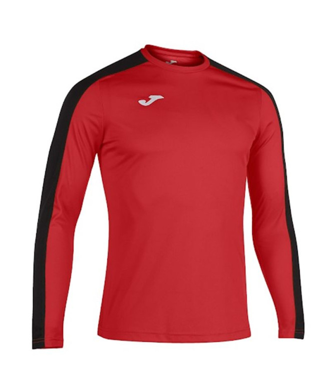 T-shirt Football Joma HommeEnfant de Academy III Long Sleeve / Black Red