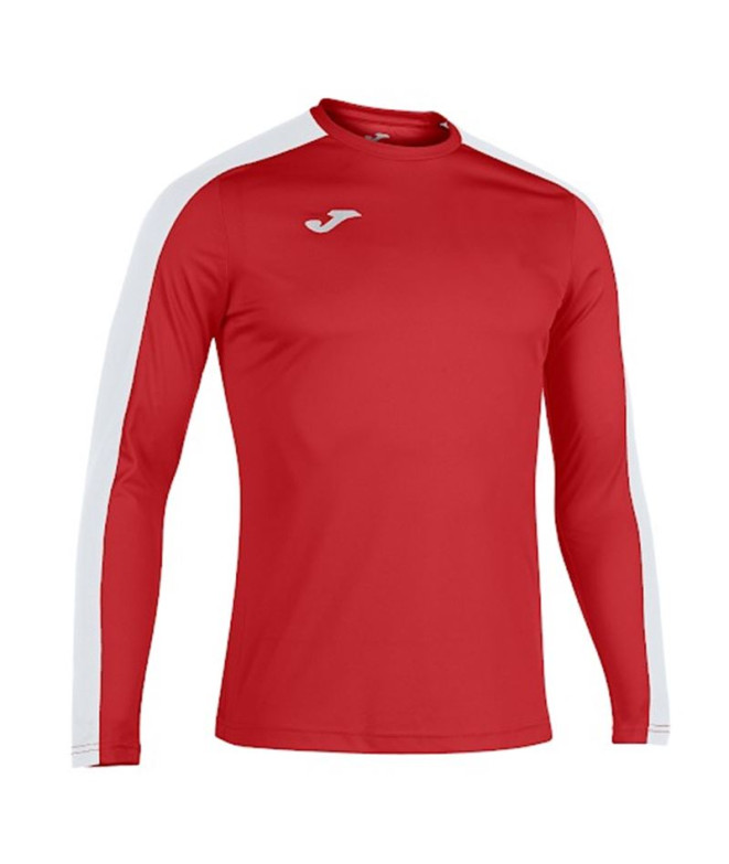 T-shirt Football Joma HommeEnfant de Academy III Long Sleeve / White Red