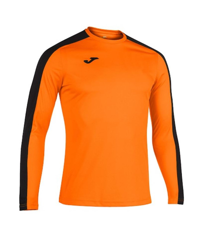 T-shirt Football Joma HommeEnfant de Academy III Long Sleeve / Black Orange