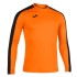 Camiseta Futebol Joma HomemMenino da Academy III Manga comprida / Preto Laranja