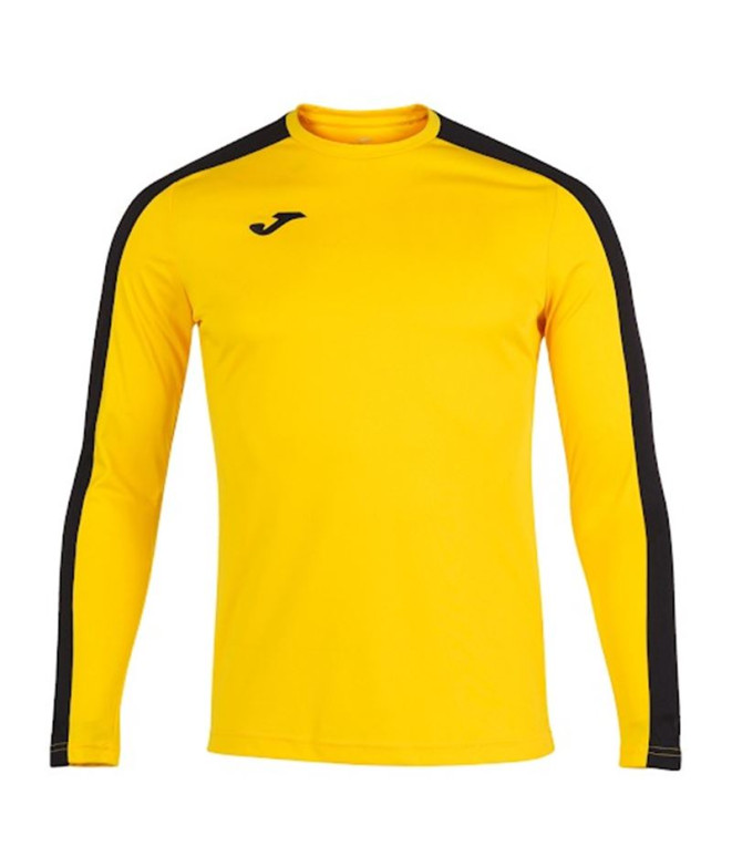 Camiseta de Fútbol Joma Academy III Manga Larga Hombre/Niño Amarillo Negro