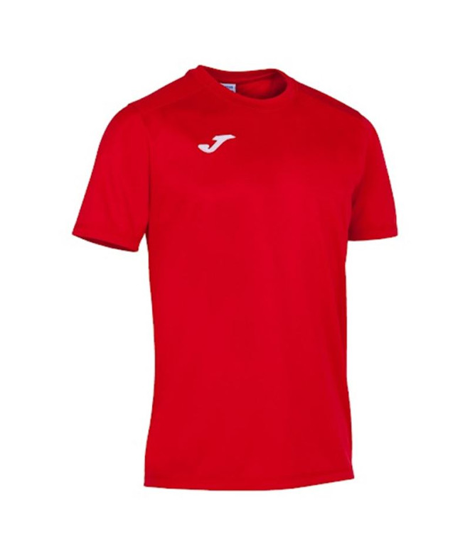 Camiseta de Rugby Joma Strong Manga Corta Hombre/Niño Rojo