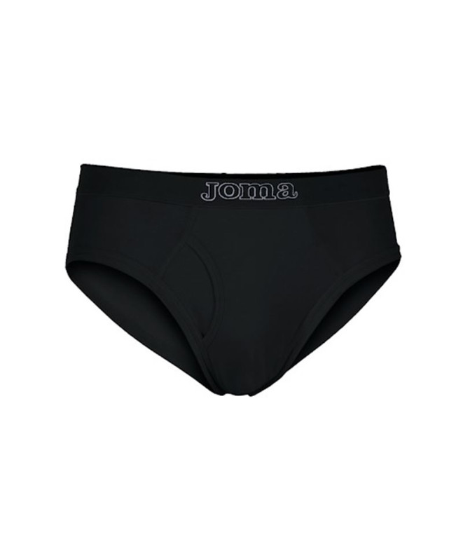 Calzoncillos Slip Algodón Joma Hombre Negro Pack 2