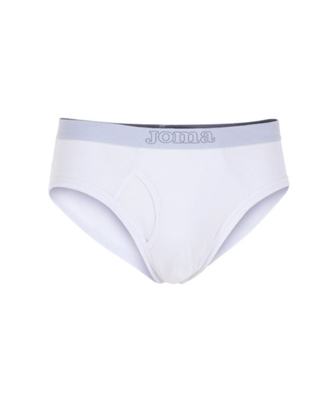 Cuecas Joma Homem Pack Algodão Slip Branco 2