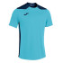 Camiseta de Fútbol Joma Championship VI Manga Corta Hombre/Niño Turquesa Flúor Marino