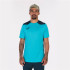Camiseta de Fútbol Joma Championship VI Manga Corta Hombre/Niño Turquesa Flúor Marino