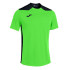 Camiseta de Fútbol Joma Championship VI Manga Corta Hombre/Niño Verde Flúor Negro