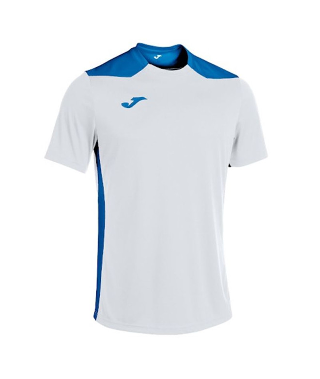 Camiseta Futebol Joma HomemMenino de Championship VI Manga curta / Branco real